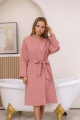 Women’s Muslin Cotton Bathrobe – Long Sleeve, Lightweight Waist-Tie Robe, Soft & Breathable, Perfect for Home, Spa & Beach Wear.