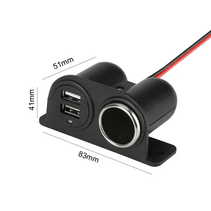 %E3%80%90Shop%20Now%20and%20Save%E3%80%91%20Black%20Car%20Auxiliary%20USB%20Dual%20Power%20Outlet%2012V%20Socket%20Plug%20Adapter%20Car%20Accessories%20-%20Image%202