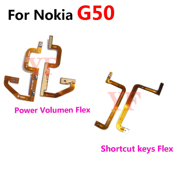 For Nokia G50 G20 G11 G21 G10 Power Button Switch On Off Key Ribbon Flex Shortcut keys Flex Cable