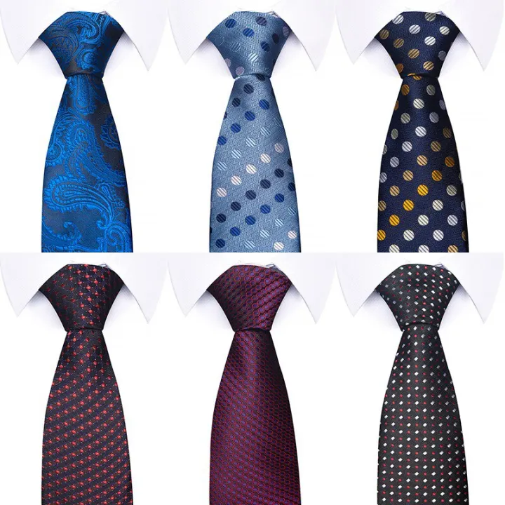 Tie%20For%20Men%20Gravatas%20Wholesale%20Brown%20Woven%207.5%20cm%20Silk%20Necktie%20Wedding%20Accessories%20Fit%20Group%20Office%20-%20Image%207