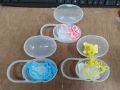 Silica gel children's pacifier, protective storage box, chain BABY Chain CHUSNI / Teether CN -1pcs. 