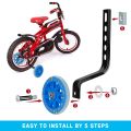 Kids Training Wheels for 20 Inch Bike Flash Bike Training Wheels Bicycle Training Wheels with Stabilizers Mounted Kit.