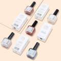 Nail polish gentle, long-lasting, fast drying, tasteless, no baking, spring summer students' nude color is white, can be torn and peeled, female.