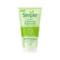 Simple Kind To Skin Refreshing Facial Gel Wash 150ml (NEW).