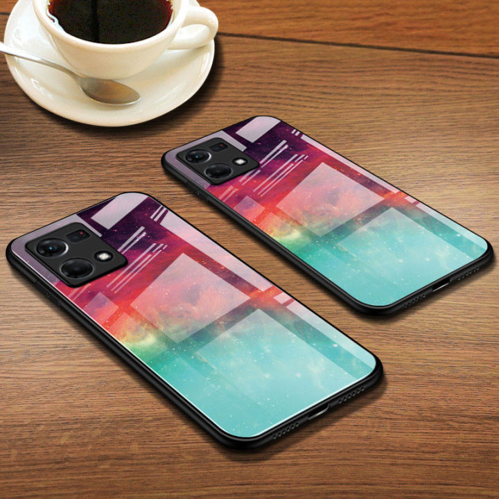 Vantime%20for%20OPPO%20F21%20Pro%204G%20/%20F21S%20Pro%20Case%20Starry%20Sky%20Phone%20Back%20Hard%20Glass%20Cover%20-%20Image%203