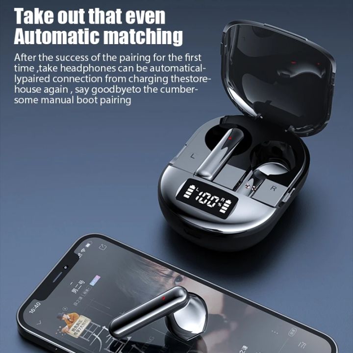 INNOVAT%C2%AE%20Air%20buds%20K40%20Bluetooth%20Earphones%20Digital%20Display%20Headset%20Noise%20Cancelling%20Earbuds%20With%20Microphone%20High%20Fidelity%20Stereo%20Sound%20Headphones%20-%20Image%206