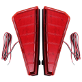 Car LED Rear Bumper Reflector Brake Light Tail Lamp for NOAH VOXY 80 Series.