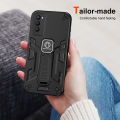 For Tecno Camon 18 / Camon 18 P Case Hard With Stand Magnetic Shockproof Protective Back Cover Case. 