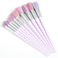 New Ten Unicorn Makeup Brushes Set Makeup Full Set Storage Eyeshadow Brushes Lip Brush Cute Makeup Tools. 