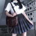 Korean Fashion Pleated Skirt Mini Skirts Womens 2021 Summer High Waist Kawaii Pink Black Plaid Skirt Harajuku Skirt Mujer Faldas.