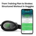 Holoswim 2 Pro AR Smart Glasses Goggles Anti-Fog Swimming Goggles Fitness Tracker OLED Shows Metrics Support Open Water Mode. 
