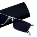 Sunglasses 2021 Fashion Small Box Metal Frame Rectangle Glasses. 