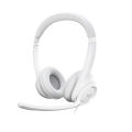 Logitech H390 Wired On Ear Headset for PC/Laptop, Stereo Headphones with Noise Cancelling Microphone, USB-A, In-Line Controls, Works with Chromebook. 