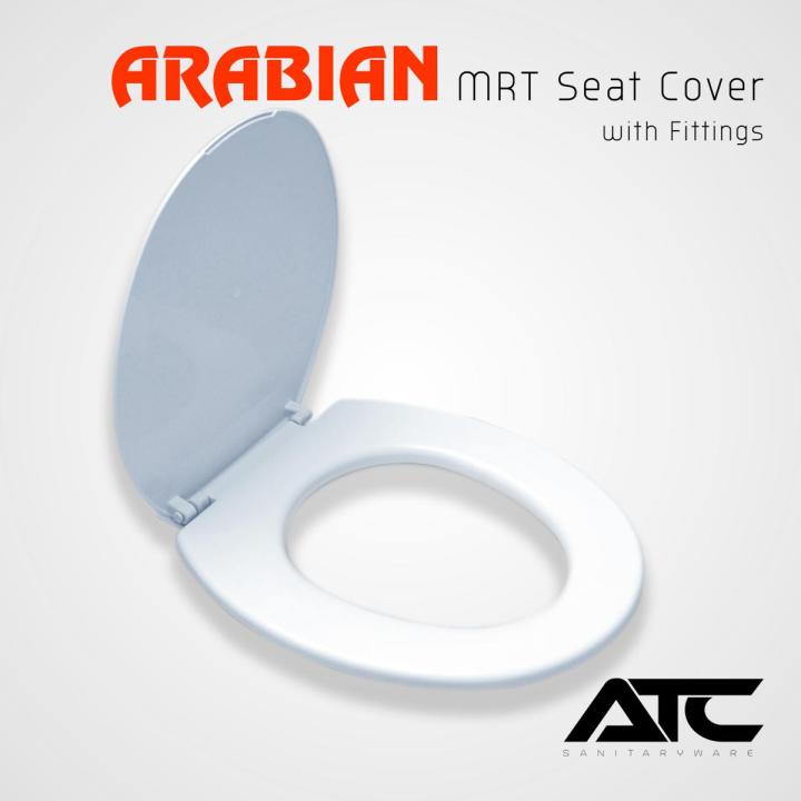 ARABIAN Standard Quality High Commode Seat Cover (With Fittings), Water Closet Seat
