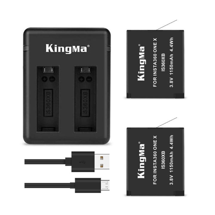 1150%20mAh%20Original%20Kingma%20lithium%20Battery%20For%20Insta%20360%20X%20Camera%20+2%20Slots%20usb%20Cable%20Fast%20Charger%20For%20Insta360%20One%20X%20Accessores%20-%20Image%207