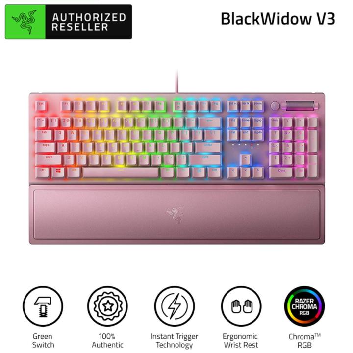 Razer%20BlackWidow%20V3%20Mechanical%20Gaming%20Keyboard%20104%20Keys%20Wired%20Gaming%20Keyboard%20with%20Razer%20Chroma%20RGB%20Effect%20Razer%20-%20Image%202