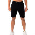 Black Color Cotton Shorts For Men.