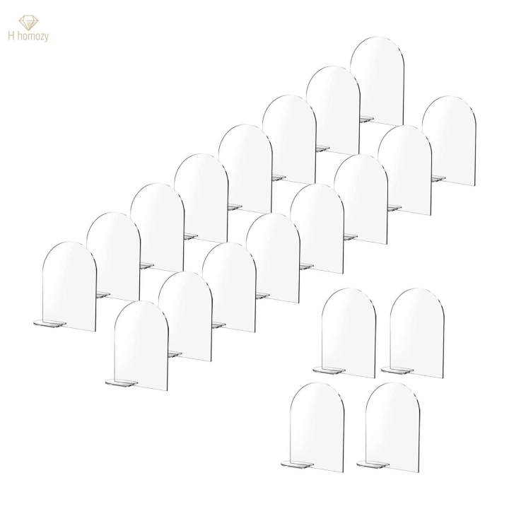 4x6%20inch%20Acrylic%20Signs%20Holder%20with%20Stand%20Menu%20Sign%20Arched%20Round%20Signs%20Place%20Cards%20for%20Weddings%20Food%20Buffet%20Office%20Birthday%20Party%20-%20Image%206