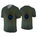 2021 fashion casual short sleeve three-dimensional Whirlpool men's T shirt 3D printing T shirt summer V-neck daily funny t shirt.