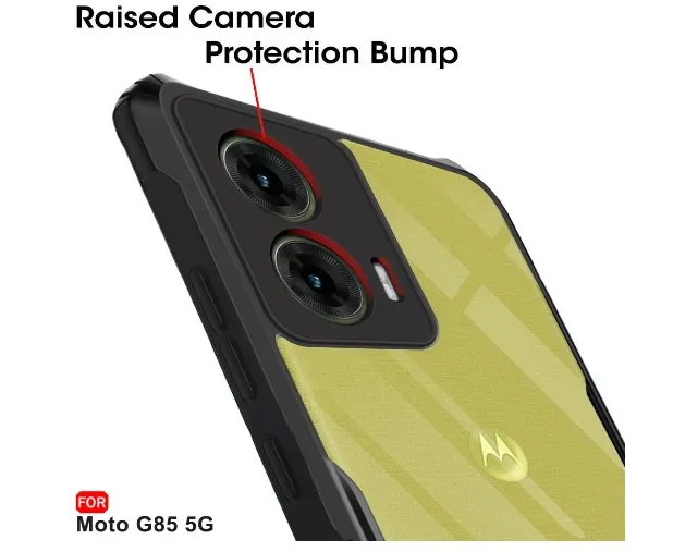 Xundd Shockproof Crystal Clear Back Cover Case for 𝐌𝐨𝐭𝐨𝐫𝐨𝐥𝐚 𝐌𝐨𝐭𝐨 𝐆𝟖𝟓 𝟓𝐠 ...