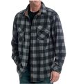Men Fleece Shirt Jacket Plaid Winter Thermal Lined Flannel Shirt Jacket Soft Warm Outdoor Sports Shirts Male Casual Jackets.