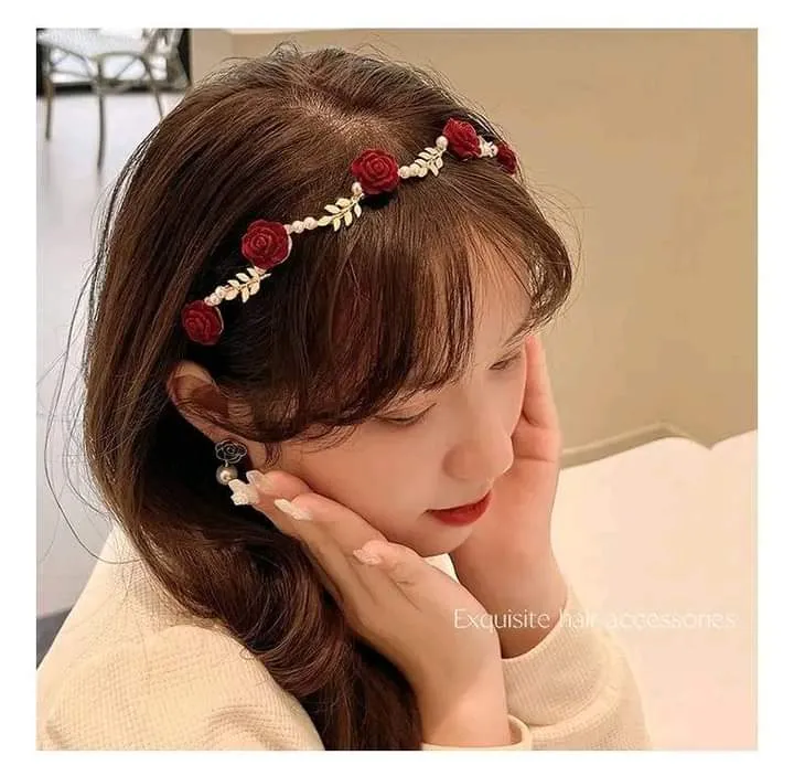 Handmade%20velvet%20flowers%20crown/%20hair%20band%20style%20hijab%20headpiece%20-%20Image%204