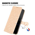 Vantime for OPPO A60 4G PU Leather Wallet Case Polka Dots Card Slot Flip Cover. 
