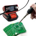 PTS300D T12 Cordless Soldering Iron Station for Dewalt 20V Max Li-ion Battery for Makita/Milwaukee/Bosch Battery Electric Solder.