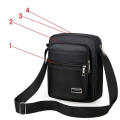 High-quality Men's Handbags Trendy Multi-pocket Men's bags Shoulder bag Stylish Shoulder bags for Office Travel use Business meetings Casual outings.