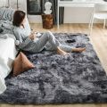 Gray Carpet for Living Room Plush Rug Bed Room Floor Fluffy Mats Anti-slip Home Decor Rugs Soft Velvet Carpets Kids Room Blanket. 
