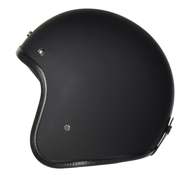Motorcycle%20Helmet%20Vintage%20Harley%203/4%20without%20Visor%20Lens%20(Black%20L)%20-%20Image%204