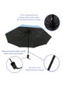 8 Bone Vinyl Umbrella, Sunscreen Manual Folding Umbrella, Unfolded Under The Umbrella 38.1inch,Sun Protection Umbr. 