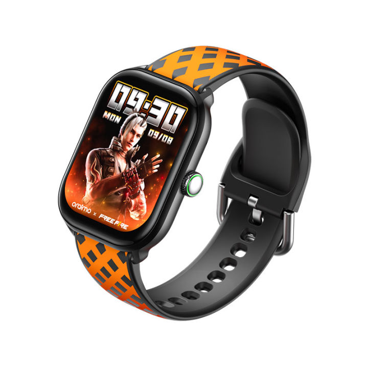 Oraimo Watch 6 Lite Smart Watch OSW-809 Scarlet Red with Bold Color Options and Real Time Smart Notifications