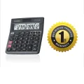 Casio MJ-120D Solar and Battery Powered Basic Calculator - Black. 