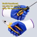Nylon Rubber coated Safety Hand Gloves for Industrial , Household, Bike Riding Hand Gloves.