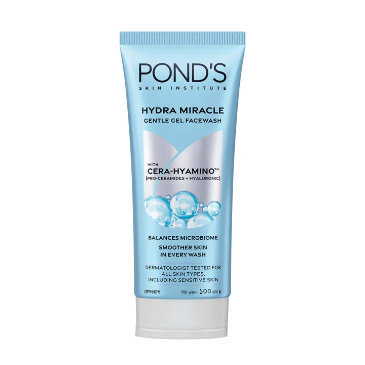 Pond's%20Face%20Wash%20Hydra%20Miracle%20Gentle%20Gel%20100g%20-%20Image%202