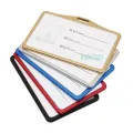 Metal Aluminum Alloy Horizontal ID Card Holder, Pack of 5.