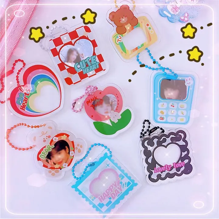 Cartoon%20Korea%20DIY%20Photocard%20Keychain%20Kpop%20Idol%20Star%20Photo%20Picture%20Frame%20Keyring%20Key%20Holder%20Gift%20Photo%20Display%20-%20Image%204