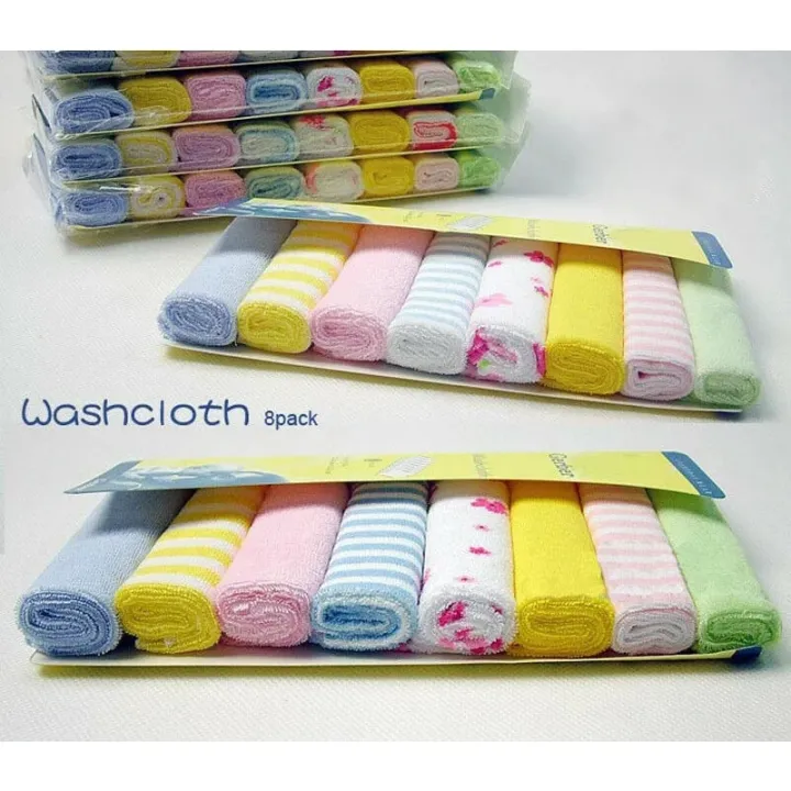8PCS/Pack%20Soft%20Cotton%20Baby%20Handkerchief%20Infant%20Towel%20Muticolor%20Baby%20Washcloth%20-%20Image%203