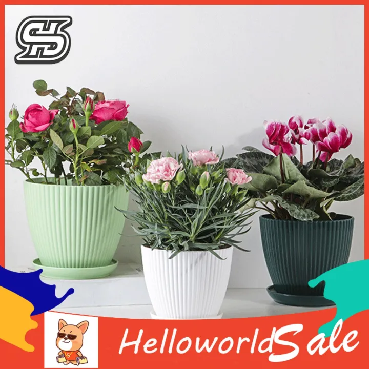 HelloWorld%20Round%20Flower%20Pot%20Corrosion%20Resistant%20Smooth%20Surface%20Flower%20Pot%20-%20Image%206