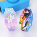 New Luminous Unicorn Child Watches For Girl Ocean World LED Watch Kids Student Electronic Watch Clock.