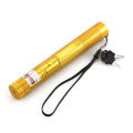 15 Miles 532Nm Adjustable Focus Green Pointer Light Beam Light Pen +Star Cap 5Mw - Gold - Laser Light. 