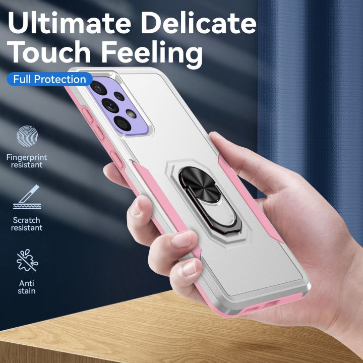 For%20Samsung%20Galaxy%20A33%205G%20Pioneer%20Armor%20Heavy%20Duty%20PC%20+%20TPU%20Phone%20Case%20with%20Holder%20-%20Image%208