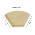 40Pcs/Bag Coffee Filter Cup Special Coffee Filter Paper Coffee Filter Papers Unbleached Drip Paper Mocha Pot Strainer Sheet ANLAN. 