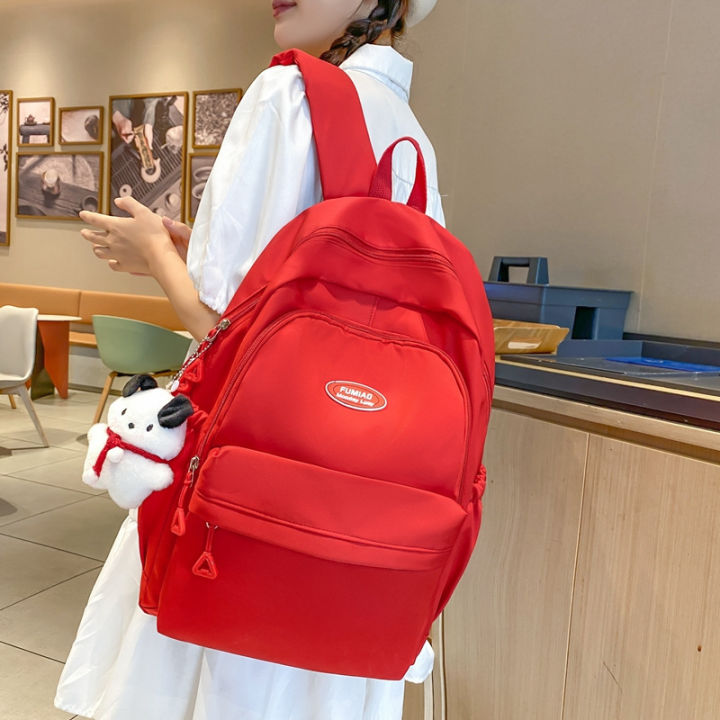 Niche%20simple%20backpack,%20female%20college%20student,%20junior%20high%20school%20student,%20girl,%20Japanese%20bubble%20lattice,%20high-value%20cream%20school%20bag%20-%20Image%202