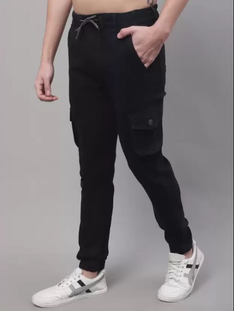 Twill Casual Cargo Mobile Pants for Men