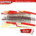 【Alizeker Mall】15values*10pcs 1W Zener diode kit DO-41 3V 3.3V 3.6V 3.9V 4.7V 5.1V 5.6V 10V 12V 13V 15V 18V 27V 30V. 