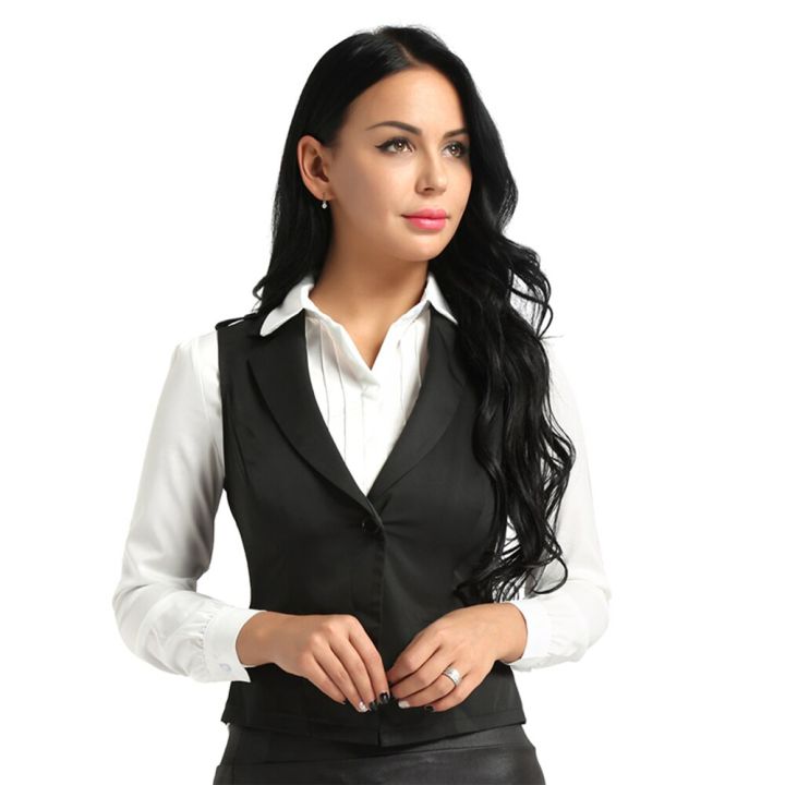 Women's%20Vests%20Fashion%20Womens%20Slim%20Fit%20Suit%20Vest%20V-Neck%20Single%20Button%20Sleeveless%20Formal%20Blazer%20West%20Jackets%20Office%20-%20Image%202