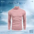 Turtle Neck Premium Rib Fabrics Sweater For Men | MF-611. 