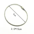 EDC Keychain Tag Rope Gadget Ring Key Keyring Stainless Steel Wire Cable Loop Screw Lock DIY Hand Tools. 